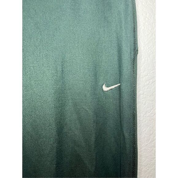 Nike Running Dri Fit Green Gray Crop Leggings - Picture 2 of 9